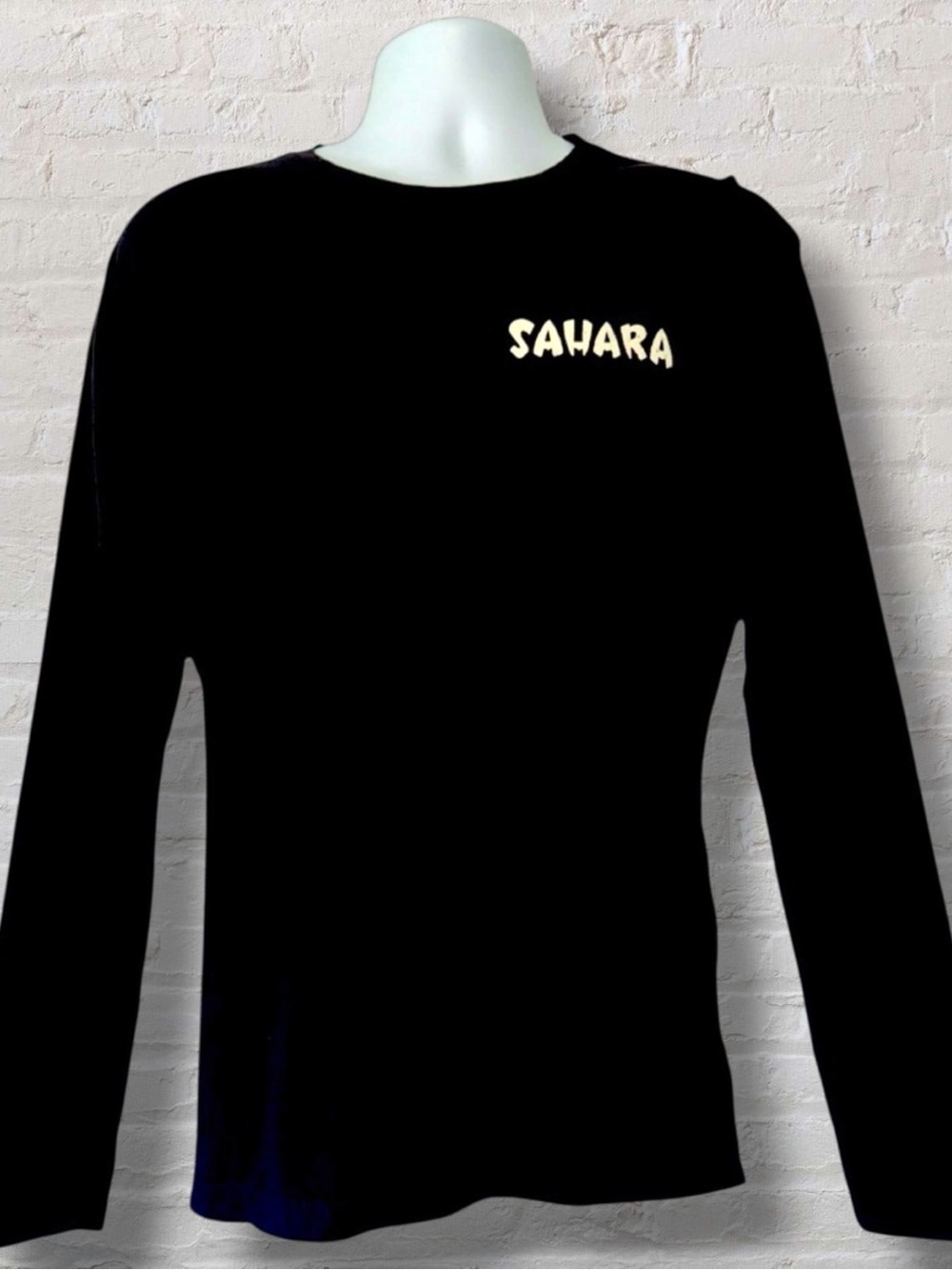 Sahara Las Vegas x Matt McCormick Black Long Sleeve Graphic Tee Size L